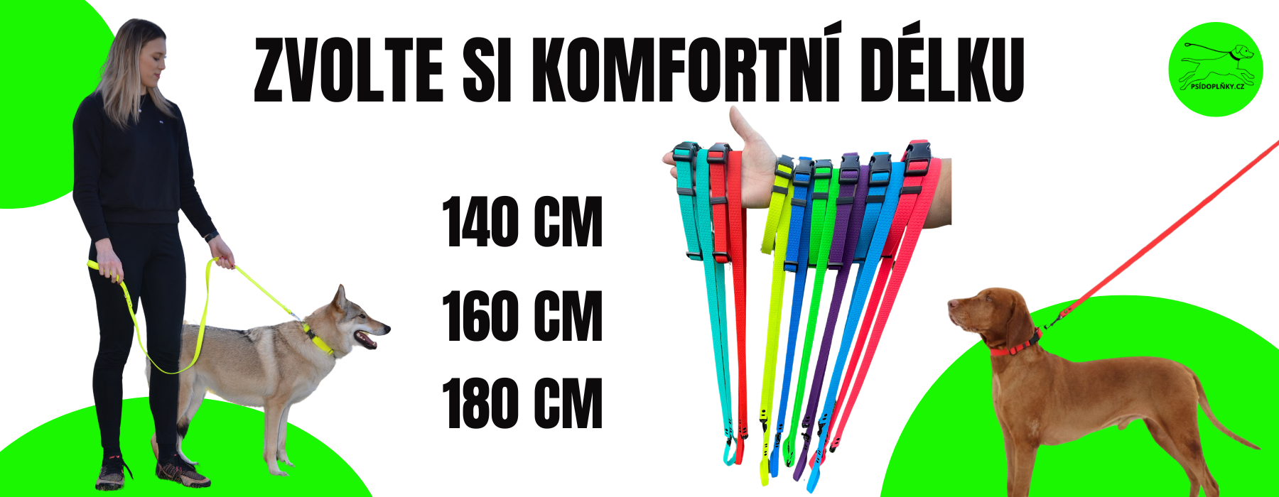 vodítka délka